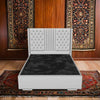 Middleton Winged Upholstered Bed Frame – Stylish Modern Design with Plush