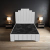 Tower Serenity Upholstered Bed – Sophisticated Style Meets Cozy Comfort