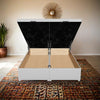 Luxor Upholstered Ottoman Bed Frame – Modern Comfort and Hidden Storage
