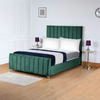 Lisburn Royale Upholstered Bed Frame | Luxe Velvet & Contemporary Panel Design