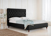 Prague Grandeur Upholstered Bed Frame – Statement Piece with Plush Detailing