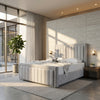 Anna Upholstered Bed Frame – Contemporary Style with Cozy Headboard