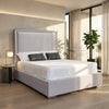 Madrid Padded Bed Frame – Soft Touch Luxe Fabric & Sturdy Wooden Frame