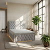 Glitz Lunar Upholstered Bed Frame – Radiant Elegance with Supreme Comfort