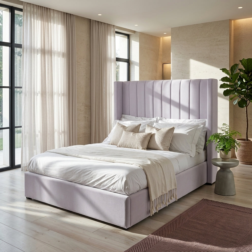 Barcelona Contemporary Upholstered Bed Frame – Sleek Design, Premium Comfort
