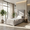 Rosie Bliss Upholstered Bed Frame – A Cozy Retreat with Elegant Detailing