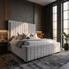 Geneva Elite Panel Upholstered Bed Frame – Sophisticated Comfort with Refined Detailing