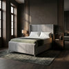 Elise Imperial Wingback Bed Frame – Classic Charm with Modern Upholstered Design