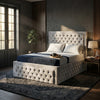 Kiya Harmony Upholstered Bed Frame – Sleek Design with a Cozy Touch