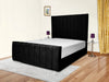Grace Upholstered Bed Frame – Soft Fabric Texture & Elegant Stitch Detailing