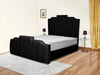 Tower Summit Upholstered Bed – Elevated Style with Soft Luxe Fabric