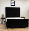 Aurora Luxe Upholstered Bed Frame | Modern Panel Design & Plush Velvet