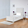 Rosie Bliss Upholstered Bed Frame – A Cozy Retreat with Elegant Detailing