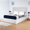 Ambassador Chesterfield Bed Frame | Plush Velvet Headboard & Footboard | Gas Lift or Solid Base Option