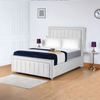 Serena Majestic Upholstered Bed Frame Luxe Velvet & Elegant Panel Design