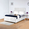 Sunrise Serenity Upholstered Bed  Frame – Stylish Comfort with a Contemporary Flair