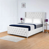 Presidential Upholstered Bed Frame with Plush Velvet – A Timeless Blend of Luxury and Comfort