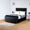 Serena Majestic Upholstered Bed Frame Luxe Velvet & Elegant Panel Design