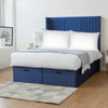 Luxor Upholstered Ottoman Bed Frame – Modern Comfort and Hidden Storage