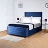 Safina Luxe Upholstered Bed Frame – Plush Velvet, Sturdy Frame & Timeless Elegance