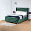Presidential Upholstered Bed Frame with Plush Velvet – A Timeless Blend of Luxury and Comfort