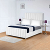 Lisburn Royale Upholstered Bed Frame | Luxe Velvet & Contemporary Panel Design