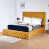 Ambassador Chesterfield Bed Frame | Plush Velvet Headboard & Footboard | Gas Lift or Solid Base Option