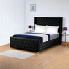 Presidential Upholstered Bed Frame with Plush Velvet – A Timeless Blend of Luxury and Comfort