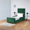 Rosie Bliss Upholstered Bed Frame – A Cozy Retreat with Elegant Detailing