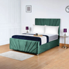 Sunrise Serenity Upholstered Bed  Frame – Stylish Comfort with a Contemporary Flair