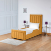 Rosie Bliss Upholstered Bed Frame – A Cozy Retreat with Elegant Detailing