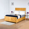 Sunrise Serenity Upholstered Bed  Frame – Stylish Comfort with a Contemporary Flair