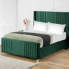 Elise Imperial Wingback Bed Frame – Classic Charm with Modern Upholstered Design