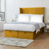 Luxor Upholstered Ottoman Bed Frame – Modern Comfort and Hidden Storage