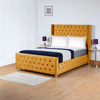 Presidential Upholstered Bed Frame with Plush Velvet – A Timeless Blend of Luxury and Comfort