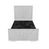 Aurora Luxe Upholstered Bed Frame | Modern Panel Design & Plush Velvet