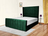 Grace Upholstered Bed Frame – Soft Fabric Texture & Elegant Stitch Detailing
