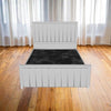 Serena Majestic Upholstered Bed Frame Luxe Velvet & Elegant Panel Design