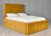 Paris Crest Upholstered Bed Frame – Classic Charm with a Contemporary Touch