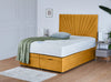 Sunrise Plush Velvet Ottoman Bed – Chic Style & Smart Spacious Storage
