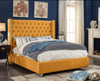 Designer Chic Upholstered Bed – Plush Comfort Meets Contemporary Style