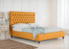 Prague Grandeur Upholstered Bed Frame – Statement Piece with Plush Detailing