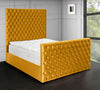Olympus Upholstered Bed Frame and Sturdy Wood FrameOlympus Upholstered Bed with