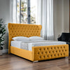 Candle Haven Upholstered Bed Frame – Timeless Design with Plush Elegance