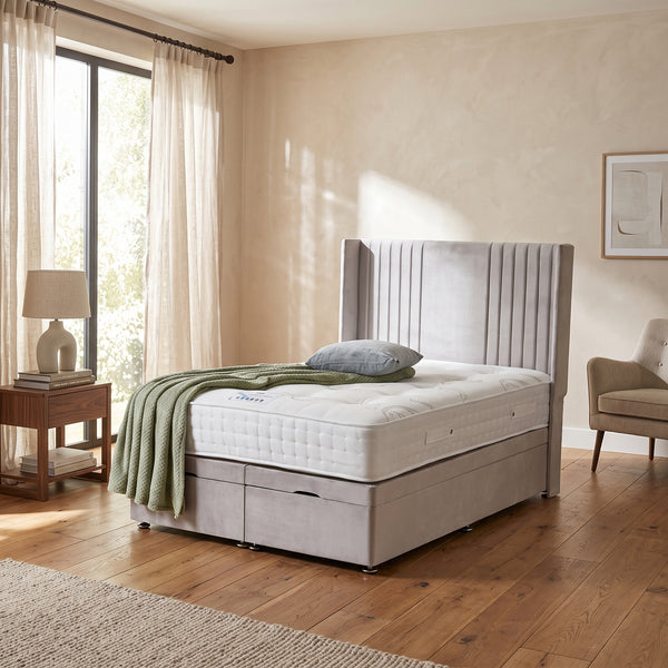 Lincoln Ottoman Storage Bed Frame – Contemporary Elegance Smart Functionality