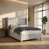 Designer Chic Upholstered Bed – Plush Comfort Meets Contemporary Style