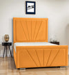 Aurora Luxe Upholstered Bed Frame | Modern Panel Design & Plush Velvet