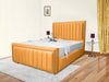 Anna Upholstered Bed Frame – Contemporary Style with Cozy Headboard