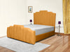 Tower Summit Upholstered Bed – Elevated Style with Soft Luxe Fabric