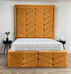 Indulgence Border Upholstered Bed – Luxurious Comfort with Elegant Detailing